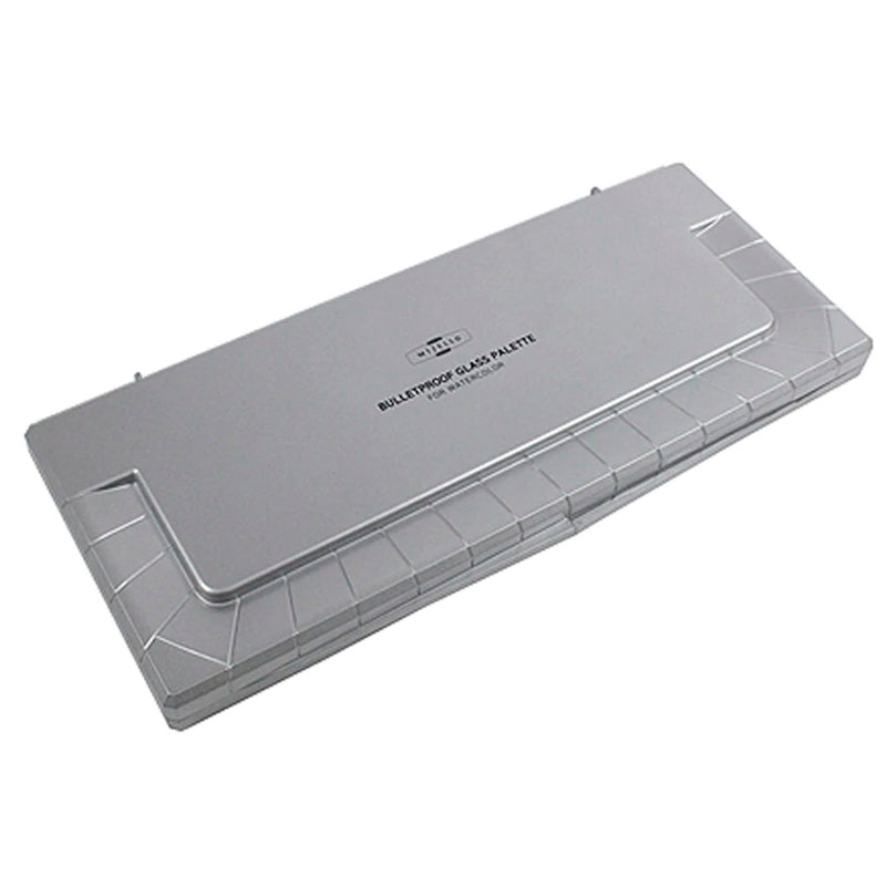 Mijello Bulletproof Glas 36 Bölmeli Cam Palet - Profesyonel Sanatçı Boya Karıştırma Paleti