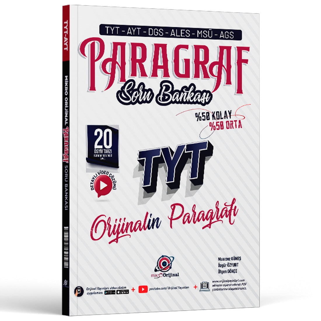 Mikro Orijinal Yayınları Tyt Paragraf Soru Bankası