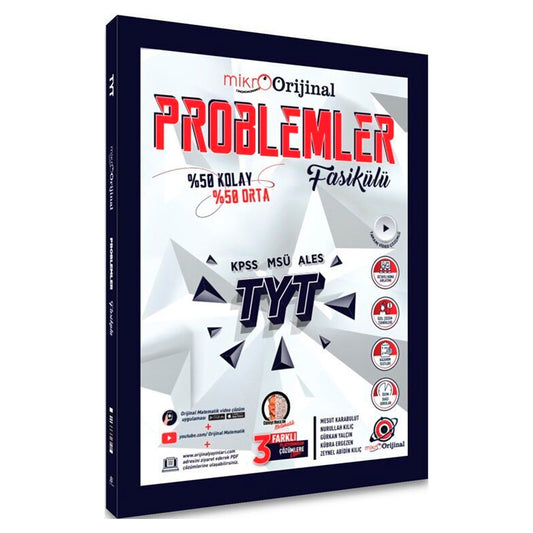Orijinal Yayınları Mikro Tyt Problemler Soru Bankası