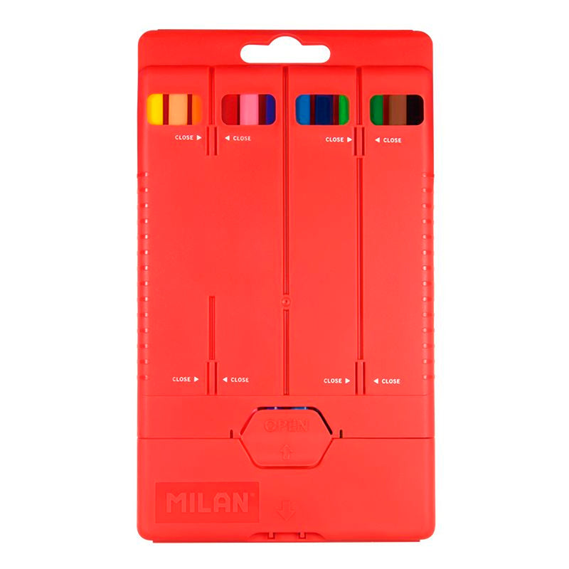 Milan Plastik Kutu Üçgen 12 Li Kuru Boya 0729312