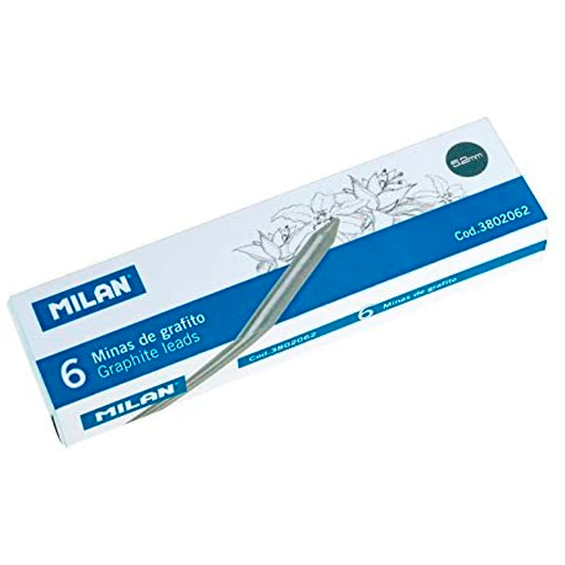 Milan Touch 5.2 mm Siyah Eskiz Kalem Yedeği - Sanatsal Çizim ve Profesyonel Eskiz Malzemesi