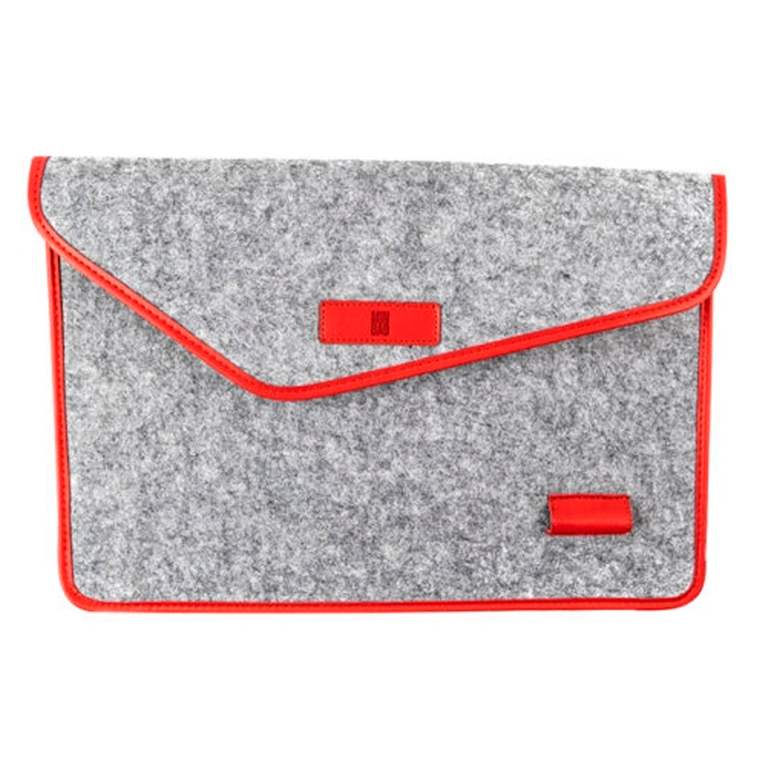 Minbag Aba Keçe Kırmızı Gri Unisex Laptop Çantası