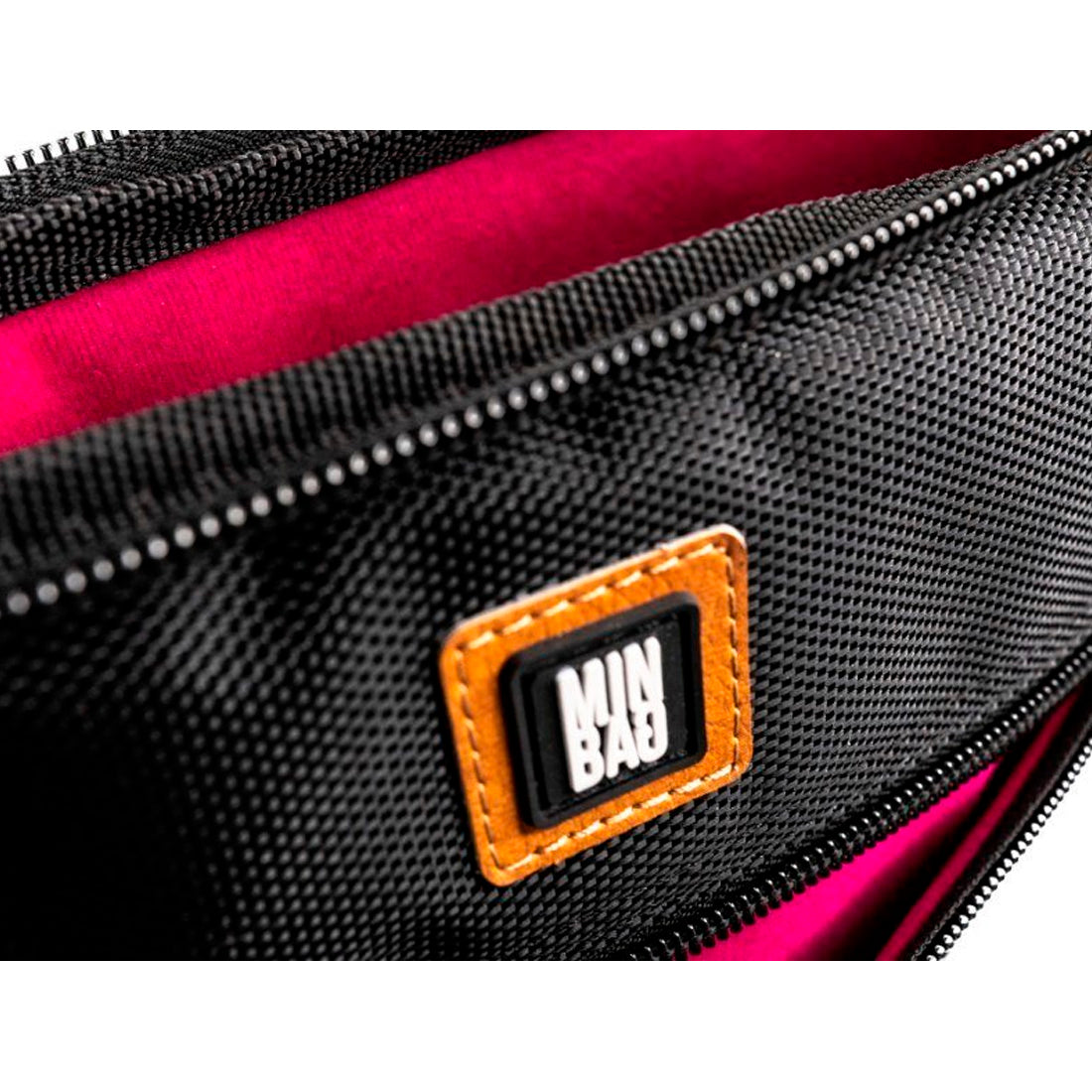 Minbag Billy Siyah Pembe Kız Çocuk Laptop Çantası