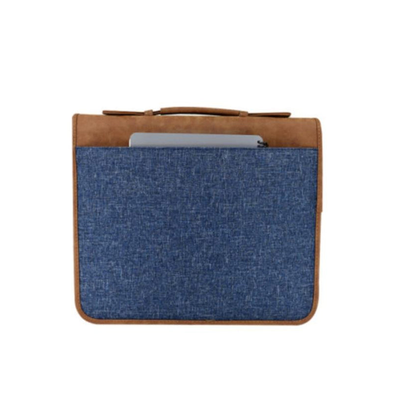 Minbag Exclusive Fermuarlı Çok Amaçlı Lacivert Portföy Çanta