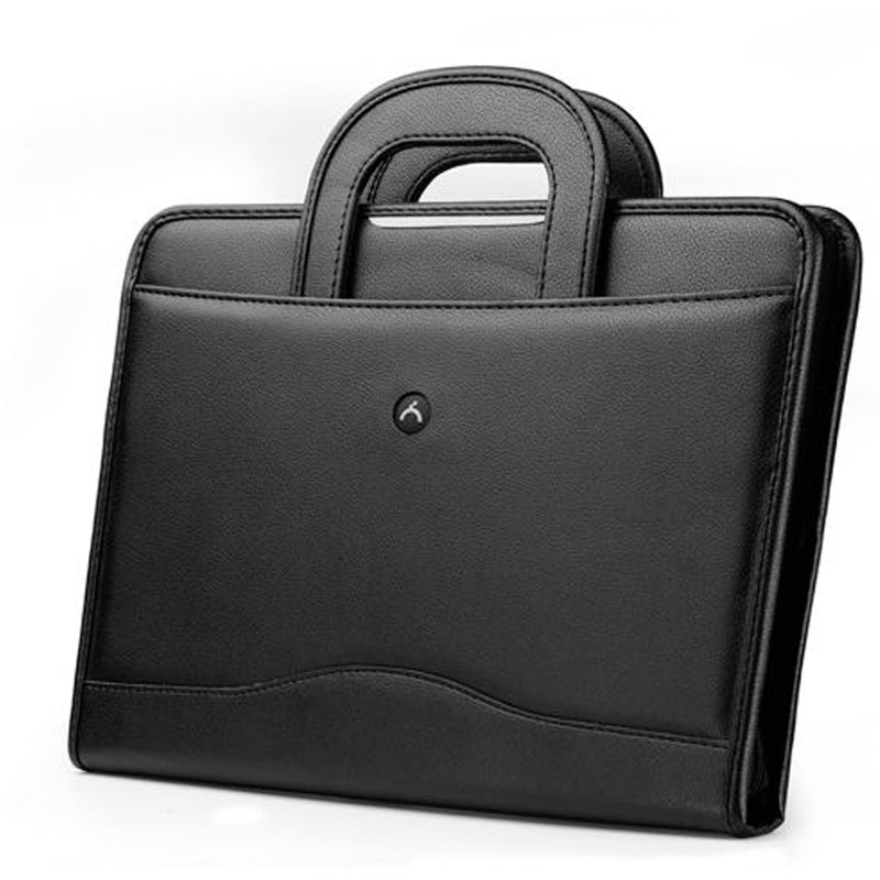 Minbag Milano Gizli Saplı Çift Fermuarlı Unisex Evrak Çantası