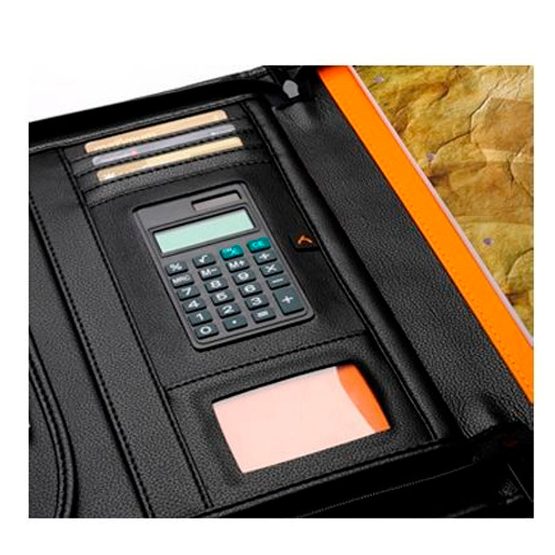 Minbag Milano Gizli Saplı Çift Fermuarlı Unisex Evrak Çantası