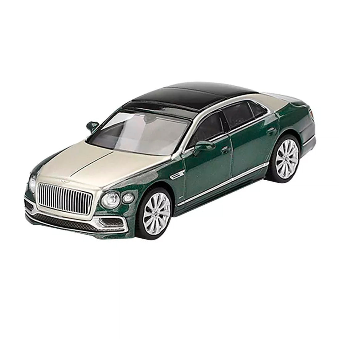 Mini Gt  Bentley Flying Spur White Sand Verdant 1/64 Mgt00867-Bl