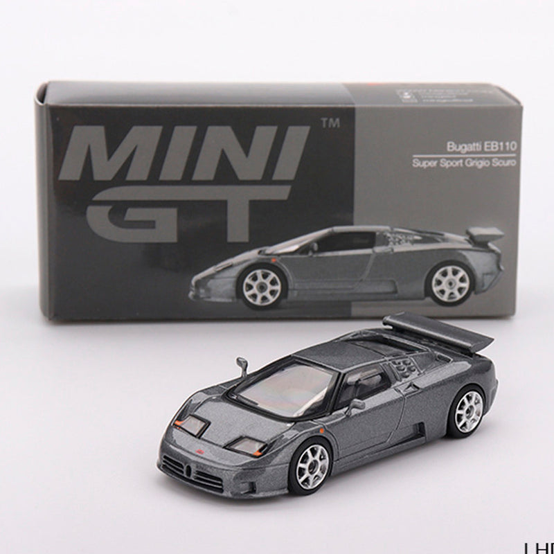 Mini Gt Bugatti Eb 110 Super Sport Grigio Scuro 1/64 Mgt01002