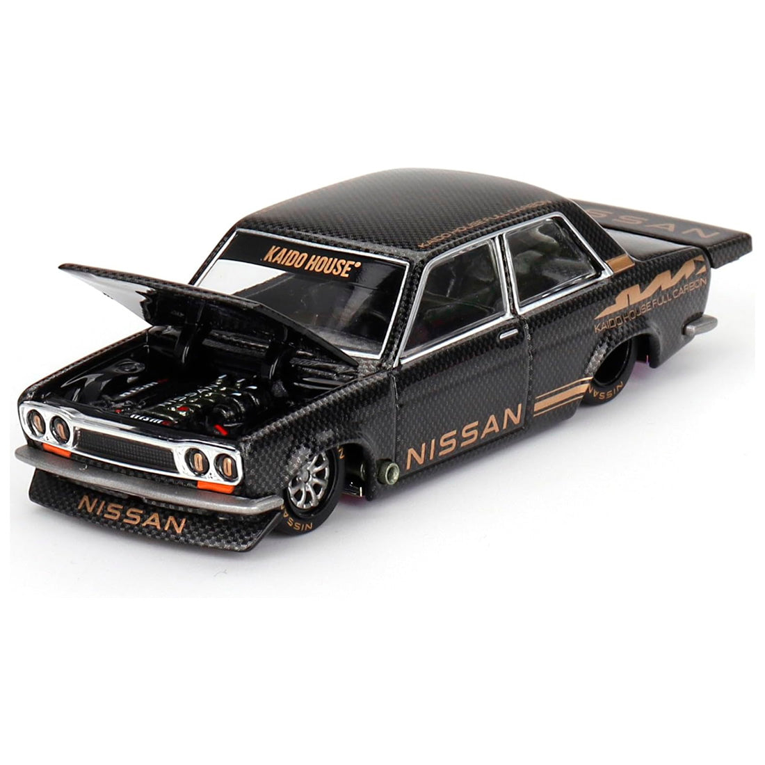 Mini Gt Datsun 510 Pro Street Full Carbon V1 Khmg110 1/64