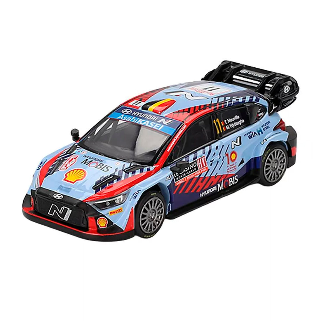 Mini Gt  Hyundai I20 N Rally1 Hybrid 2024 Rallye Monte 1/64 Mgt00871-Bl