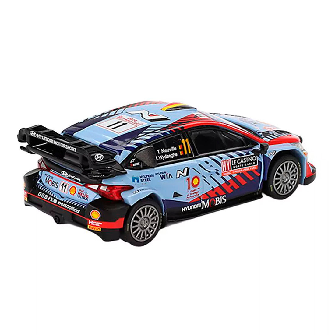 Mini Gt  Hyundai I20 N Rally1 Hybrid 2024 Rallye Monte 1/64 Mgt00871-Bl
