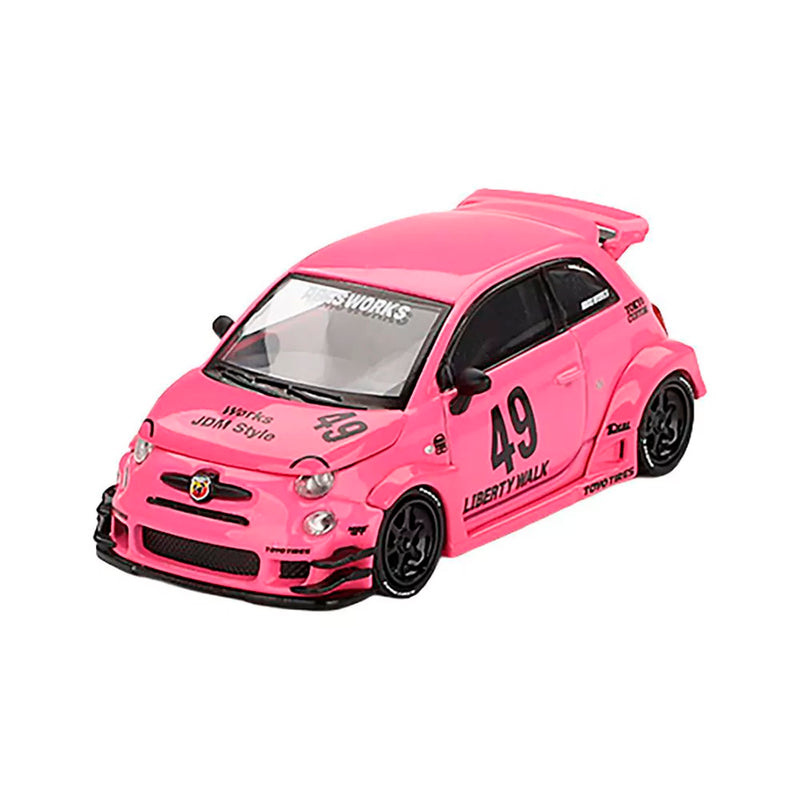 Mini Gt Jlb-Works X Abas Works Abarth 595 Pink 1/64
