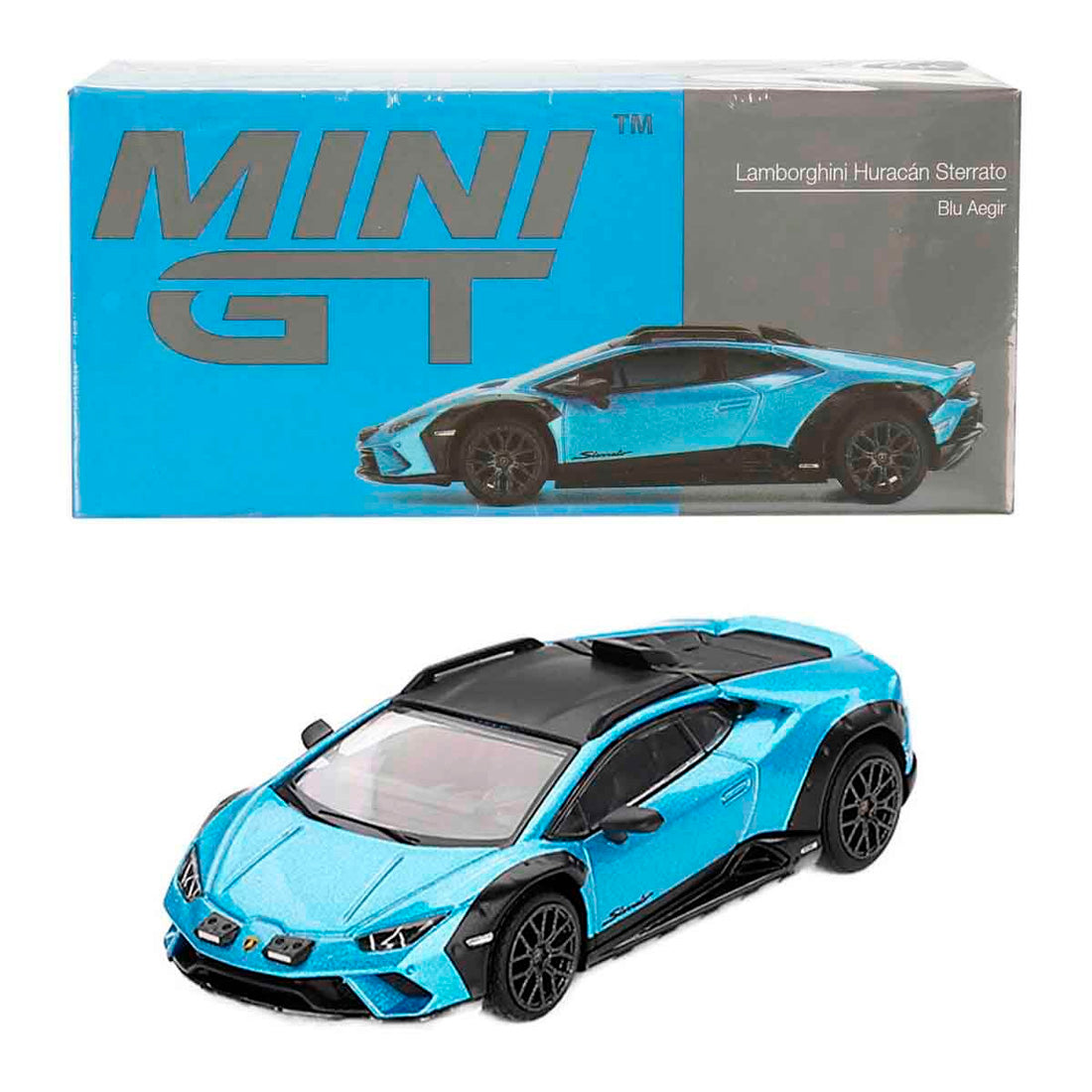 Mini Gt Lamborghini Huracan Sterratoblu Aegir Mgt00807