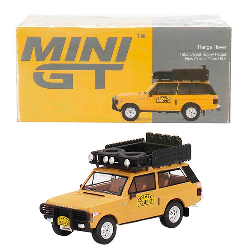 Mini Gt Range Rover 1982 Camel Trophy Papua 1/64 Mgt00509-L