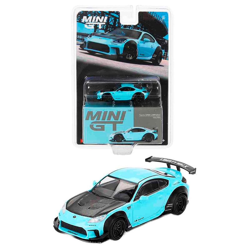 Mini Gt  Toyota Gr86 Lb Nation Baby Blue 1/64 Mgt00873-Bl