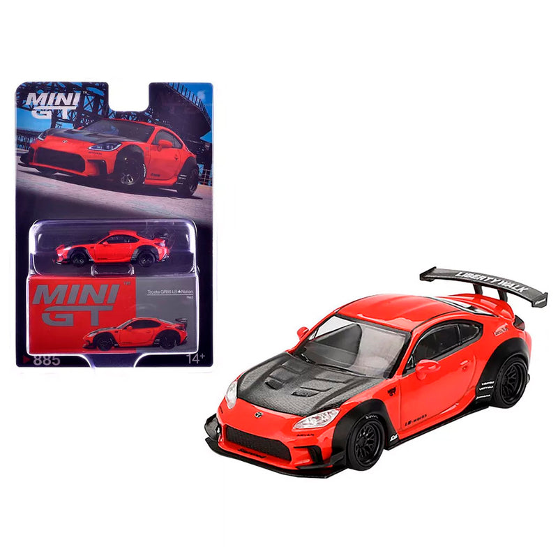 Mini Gt  Toyota Gr86 Lb Nation Red 1/64 Mgt00885-Bl