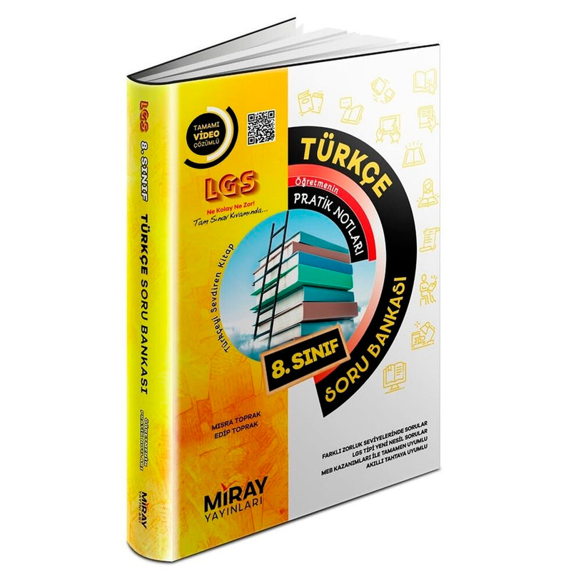 Miray Yayınları 8. Sınıf LGS Türkçe Öğretmenin Pratik Notları Soru Bankası