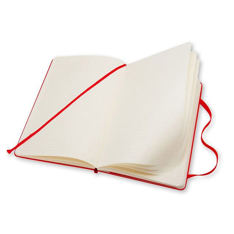 Moleskine Cep Boy Kırmızı Sert Kapak Çizgili Defter 192 Sayfa - Not Tutma, Okul, Planlayıcı ve Eskiz Defter