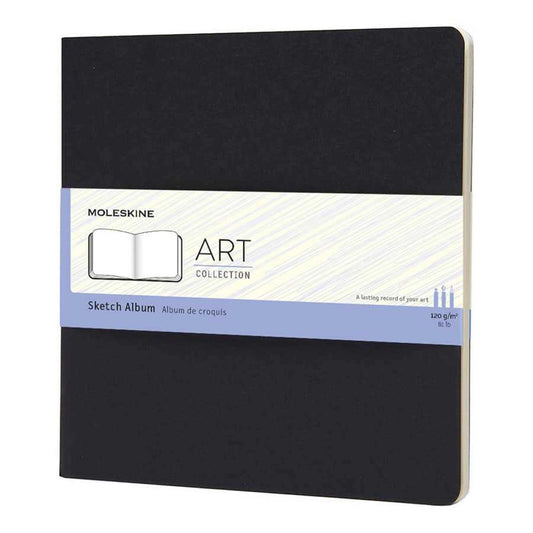 Moleskine Kare 19x19 Siyah Art Cahier Eskiz Albümü - Çizim ve Tasarım İçin