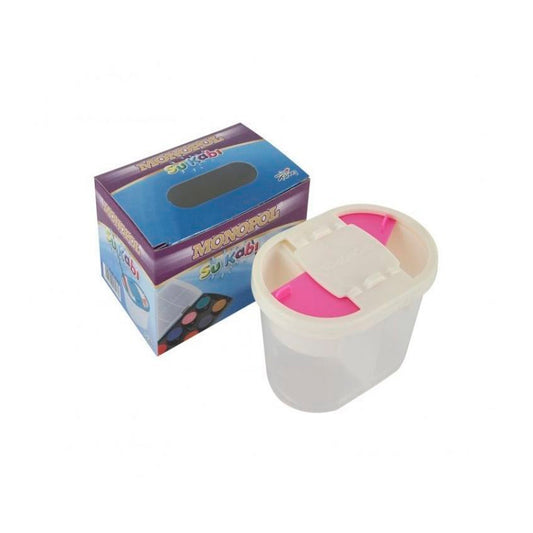 Monopol Suluboya Fırça Kabı - Sanat, Resim ve Fırça Temizleme Su Kabı