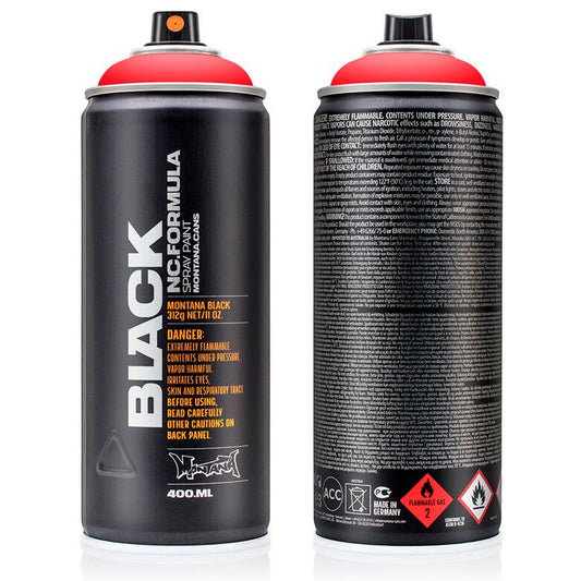 Montana Black Kırmızı 400 ml Sprey Boya - Graffiti, Sanat ve Hobi Boyası