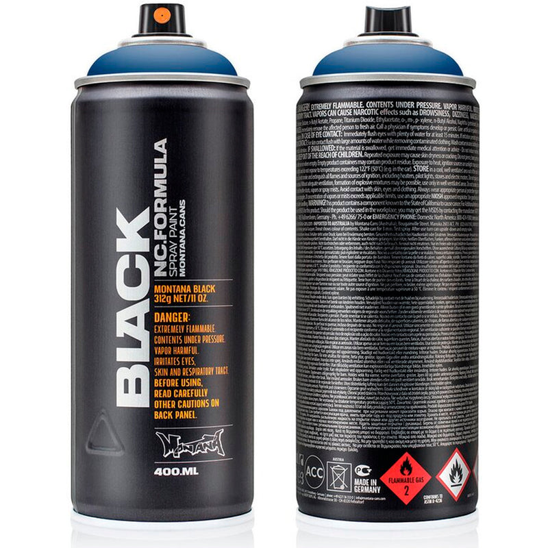 Montana Black 5080 Ultramarine 400 ml Sprey Boya - Profesyonel Graffiti, Sanat ve Hobi Boyası