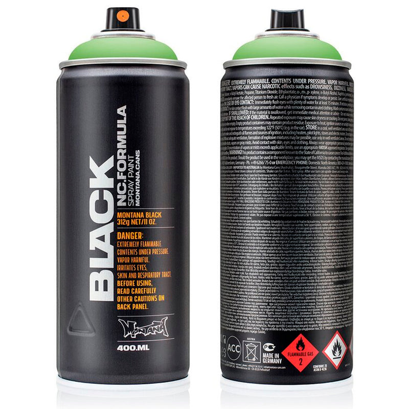 Montana Black 6000 Infra Green 400 ml Sprey Boya - Profesyonel Grafiti ve Sanat Boyası