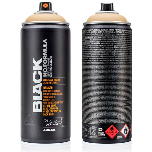 Montana Black 8020 Bej 400 ml Sprey Boya - Grafiti, Sanat ve Hobi Boyası