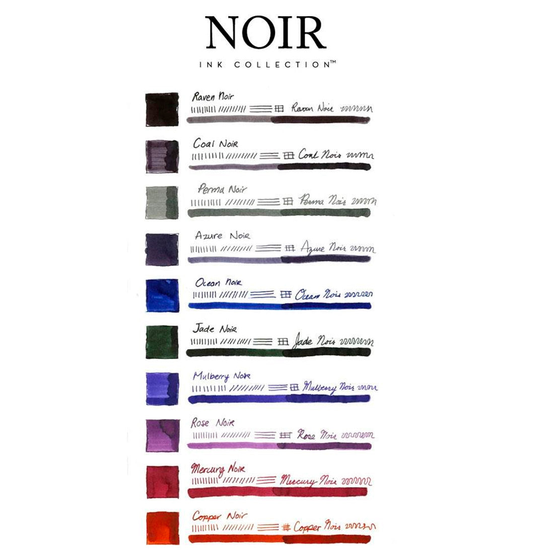 Monteverde Azure Noir 30 ml Mürekkep - Dolma Kalem ve Akıcı Yazım İçin