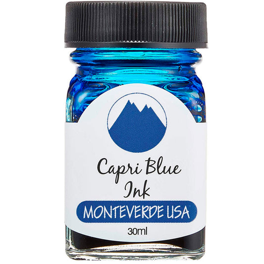 Monteverde Kapri Mavisi 30 ml Mürekkep - Dolma Kalem ve Akıcı Yazım İçin