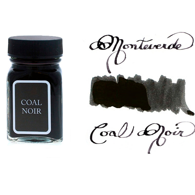 Monteverde Kömür Siyahı 30 ml Mürekkep - Dolma Kalem ve Kaligrafi İçin Premium Şişe Mürekkep