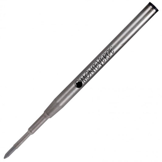 Monteverde Montblanc Metal Small Siyah Jel Refil - Akıcı ve Yumuşak Yazım Roller Kalem Yedek