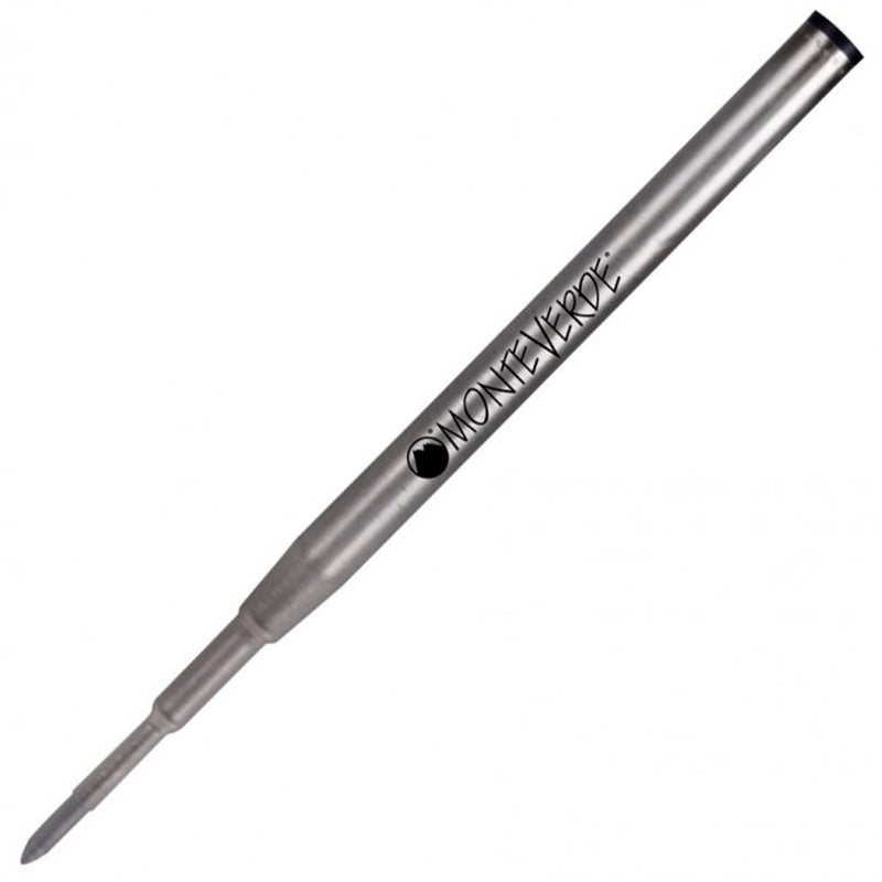 Monteverde Montblanc Metal Small Siyah Jel Refil - Akıcı ve Yumuşak Yazım Roller Kalem Yedek