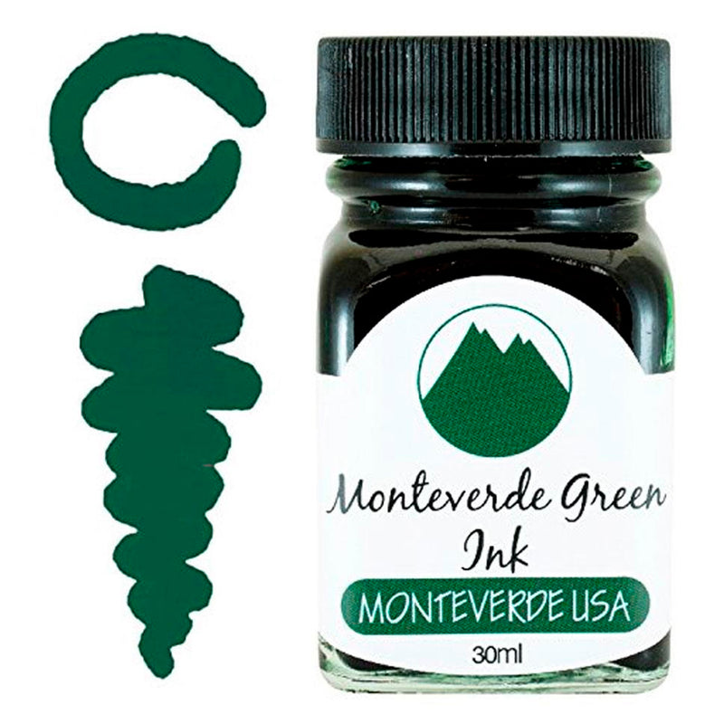 Monteverde Yeşil Mürekkep 30 ml - Dolma Kalem ve Kaligrafi İçin
