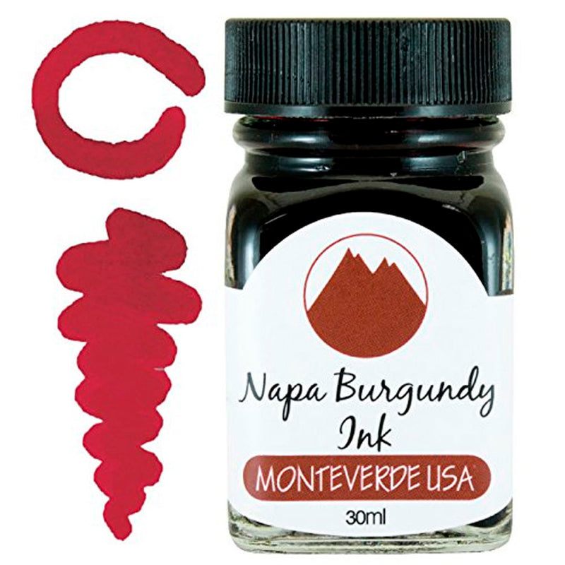 Monteverde Napa Bordo 30 ml Mürekkep - Dolma Kalem ve Yazım İçin