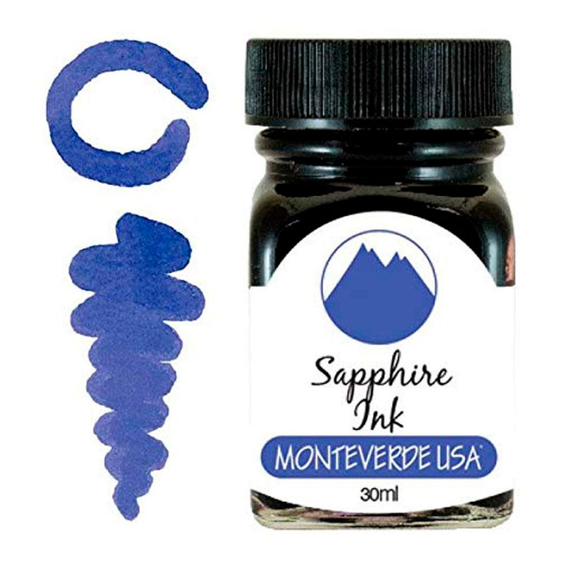 Monteverde Safir 30 ml Mürekkep - Dolma Kalem ve Kaligrafi İçin Şişe Mürekkep