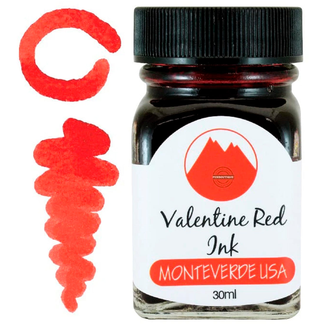 Monteverde Valentine Kırmızı 30 ml Mürekkep - Dolma Kalem ve Yazım İçin
