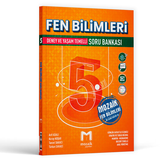 Mozaik Yayınları 5. Sınıf Fen Bilimleri Soru Bankası