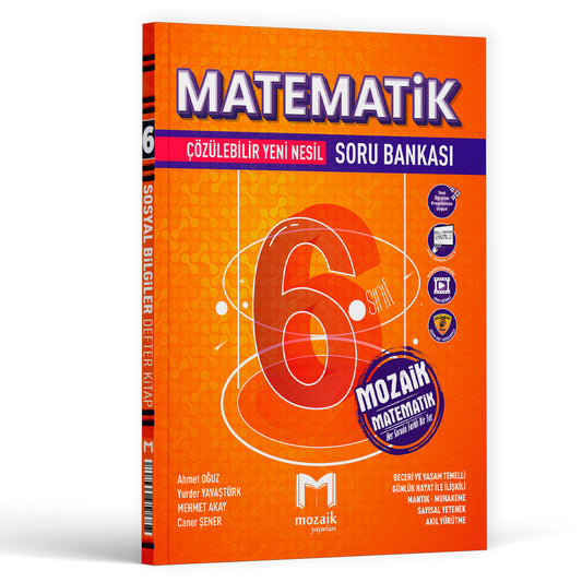 Mozaik Yayınları 6. Sınıf Matematik Soru Bankası