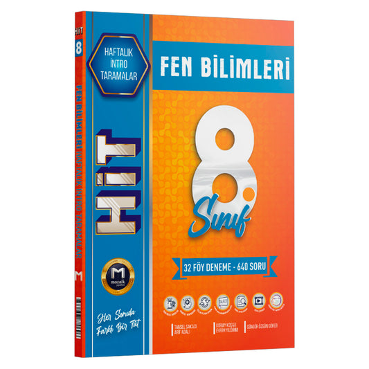 Mozaik Yayınları 8. Sınıf Fen Bilimleri Hıt 32 Deneme