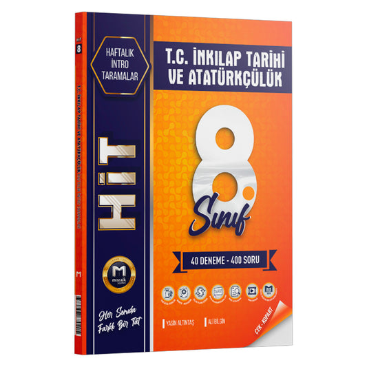 Mozaik Yayınları 8. Sınıf T.C. İnkılap Tarihi ve Atatürkçülük İntro Hıt 40 Deneme