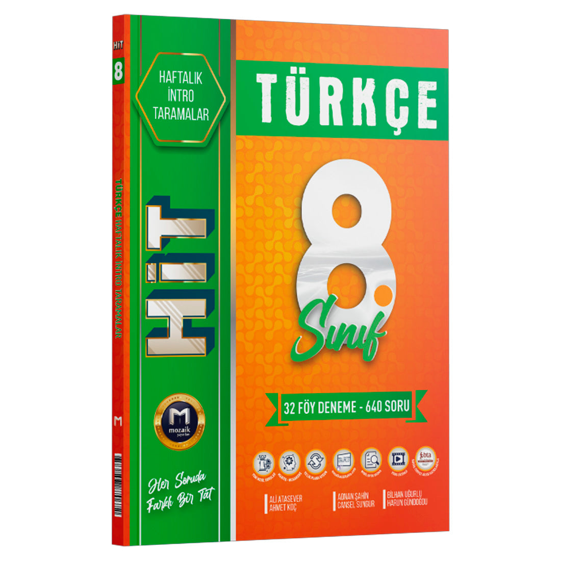 Mozaik Yayınları 8. Sınıf Türkçe HİT 40 Deneme