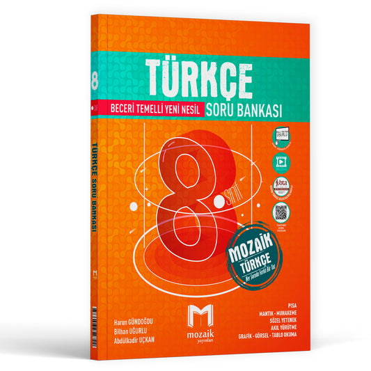 Mozaik Yayınları 8. Sınıf Türkçe Soru Bankası