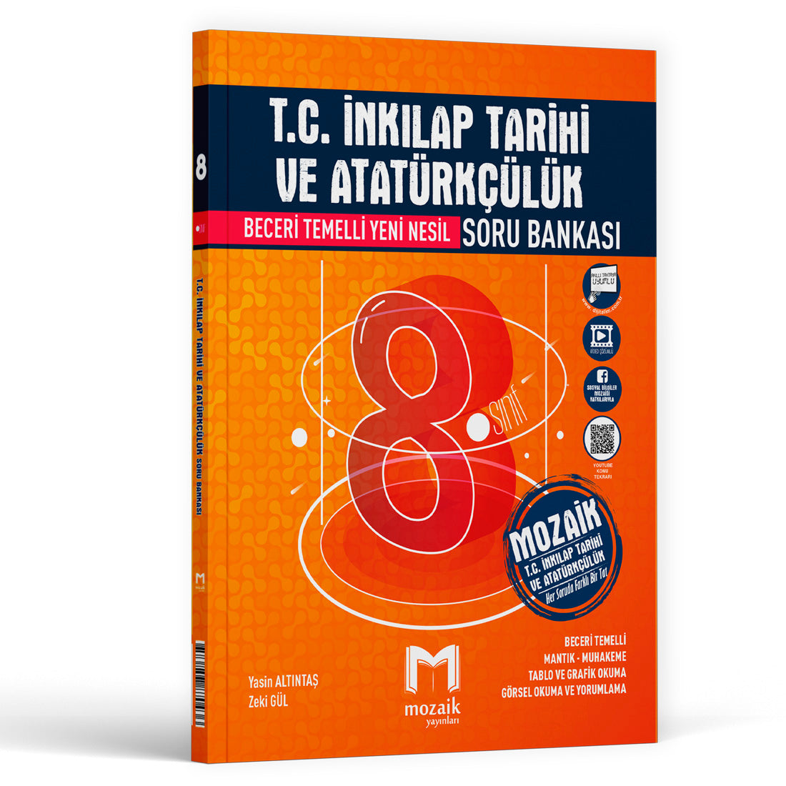 Mozaik Yayınları Beceri Temelli Yeni Nesil T.C. İnkılap Tarihi ve Atatürkçülük Soru Bankası