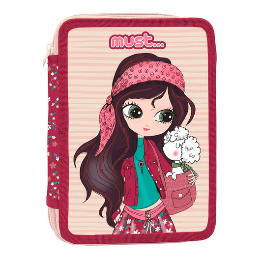 Must 15x5x21 Cm. Luna İçi Dolu Çift Katlı Kalemlik LIZ-585094