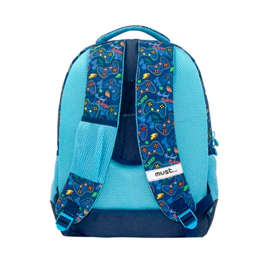 Must 32x18x43 Cm. 3 Gözlü The Bes Gamer Okul Çantası LIZ-585013