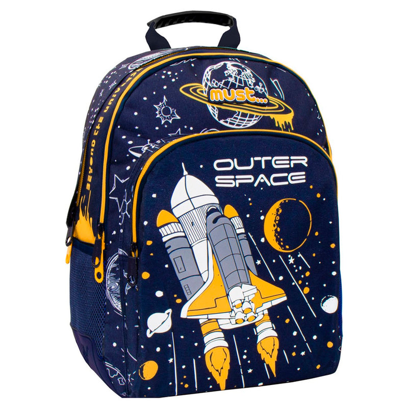 Must 33x16x45 Cm. 3 Gözlü Outer Space Okul Çantası LIZ-585011