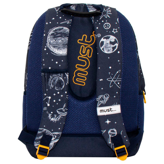 Must 33x16x45 Cm. 3 Gözlü Outer Space Okul Çantası LIZ-585011