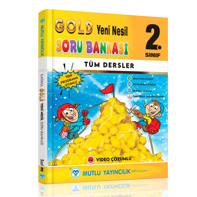 Mutlu Yayınları 2. Sınıf Tüm Dersler Gold Soru Bankası