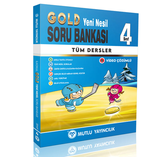 Mutlu Yayınları 4. Sınıf Tüm Dersler Gold Soru Bankası